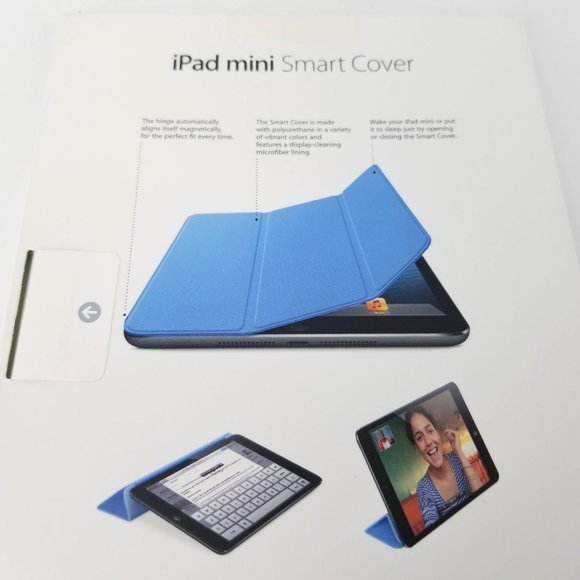 Original Apple IPad Mini 1/2/3 Smart Cover Green Case Stand MD969LL/A NEW - Picture 3 of 5